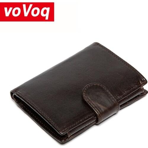 2020 RFID Anti-Theft Blocking Wallet Credit Card Holder Genuine Leather Fashion Card Wallet Card Case Men and Women Wallet Purse
