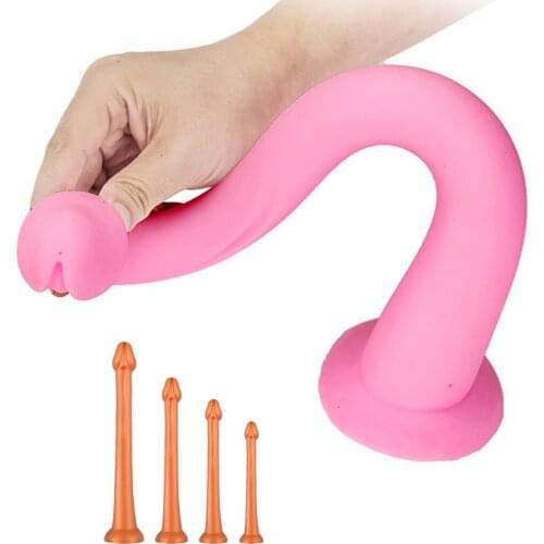 Super Long Silicone Anal Dildo Huge Soft Anal Butt Plug Erotic Adult Sex Toys For Women Men Anus Dilator Big buttplug Sextoys