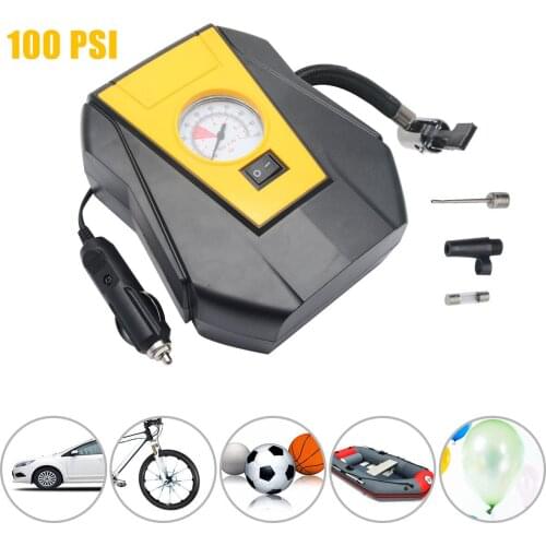 Tire Inflator Car Air Pump Compressor Electric Portable Auto 12V Volt 100PSI