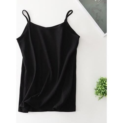 S-XXL Plus Size Women Summer Tops V Neck Slim Stretchable Simple Camisole Ladies Sexy Beach T- shirts Solid Halter Clothing