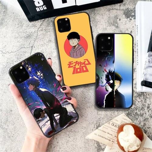 Mob psycho 100 Shigeo Kageyama anime Phone Case for iPhone 11 12 Pro mini pro XS MAX 8 7 6 6S Plus X 5S SE 2020 XR