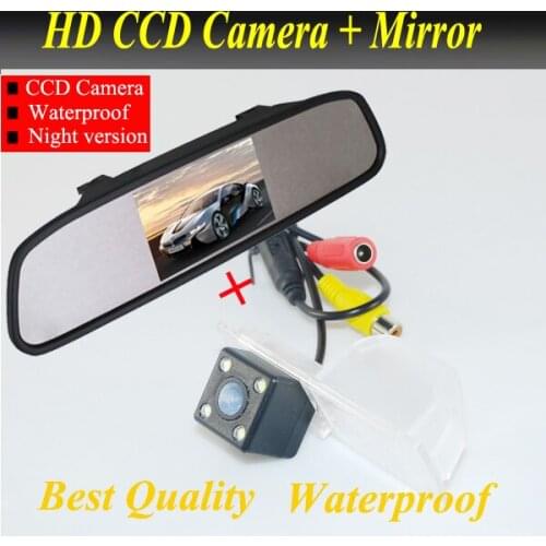 For Chevrolet Aveo 2012 Trailblazer 2012 Cruze Hatchback wagon 2012 Opel Mokka 2012 Cadillas SRX CTS + 4.3" car mirror monitor