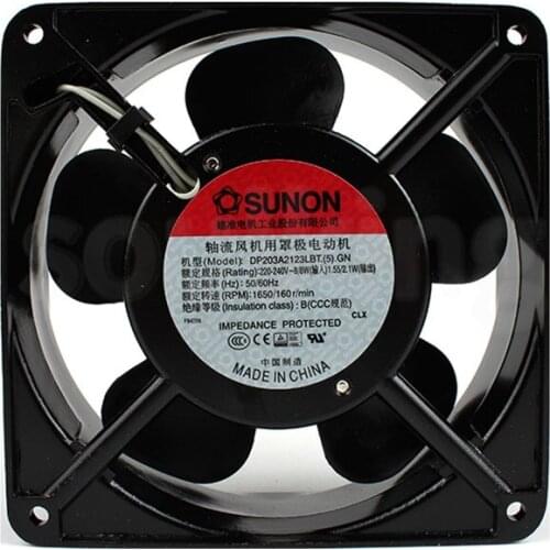 DP203A 2123LBT.(5).GN 220V 8W low speed inverter fan 6 Month Warranty