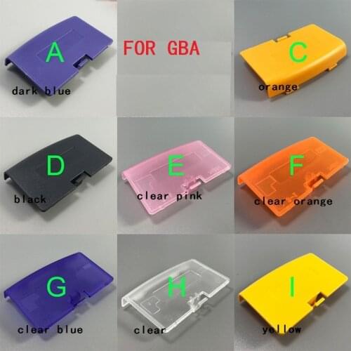 FZQWEG Replacement Battery Cover Lid Door Shell For Nintendo For Gameboy Advance for GBA Back Door Case