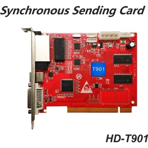 HuiDu Synchronous Sending Card T901 Indoor Outdoor RGB Full Color LED Display Controller Video Card for p2p2.5p3p4p5p6p8p10