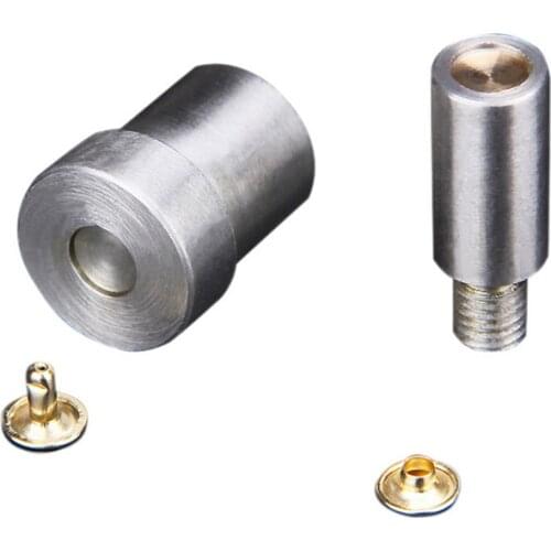 Cap Rivet Mould Tool For Manual Hand Press Machine Double Face Mould Available 4mm-15mm Metal Round Rivet Installation Tool
