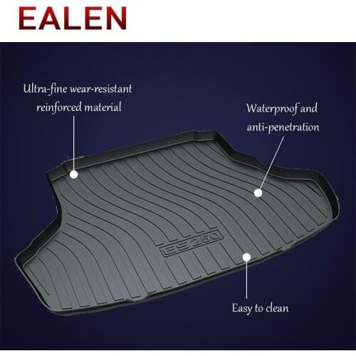 EALEN For Lexus ES250/ES200 XV60 ES300H GX J150 NX Liner Tray Waterproof Anti-slip mat Accessories 1Set Car Cargo rear trunk mat