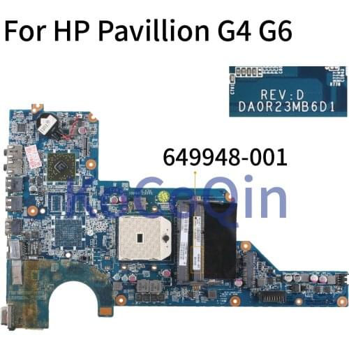 KoCoQin laptop Motherboard For HP Pavillion G4 G4-1000 G6-1000 G7 AMD Mainboard 649948-001 649948-501 DA0R23MB6D0 DA0R23MB6D1