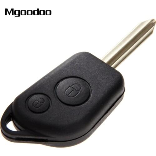 Mgoodoo 2 Buttons Remote Car Key Shell Case Fob For Citroen Saxo Berlingo Picasso Xsara Auto Key Shell Replacement Car Covers
