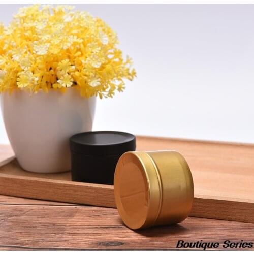 Delicate Candle Jars with Lids Empty Storage Box Jars Bulk Round Candle Container Jars