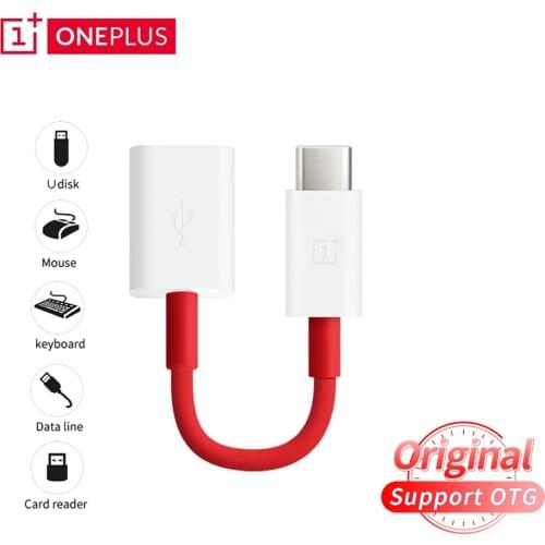 Original Oneplus OTG Cable Usb Type C Adapter One Plus Nord 2 5g 9r 9 8t 8 Pro 7t 7 6t 6 5 Usb A To Tipo C Type-C OTG Connector