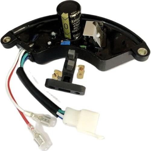 LIHUA AVR For 6KW 7KW Generator Voltage Regulator 13HP 15HP,Diesel Generators 6Wires 400V 470UF TT15-3B With Protection Function