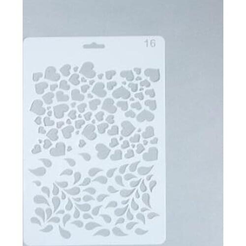 Student Drawing Doodle Template Lace Hollow Painting Ruler Diy Album Production Manual Material Painting Template For Drawing