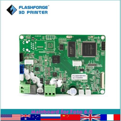 Flashforge 3d Printer Mainboard for Foto 6.0 CHITU Motherboard Replacement 3d Printer Parts LCD Printer Accessories