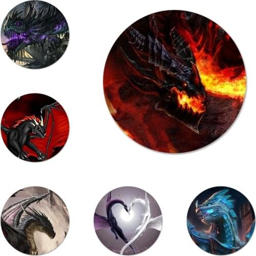 Dragon Age Game Poster Icons Pins Badge Decoration Brooches Metal Badges For Backpack Decoration 58mm