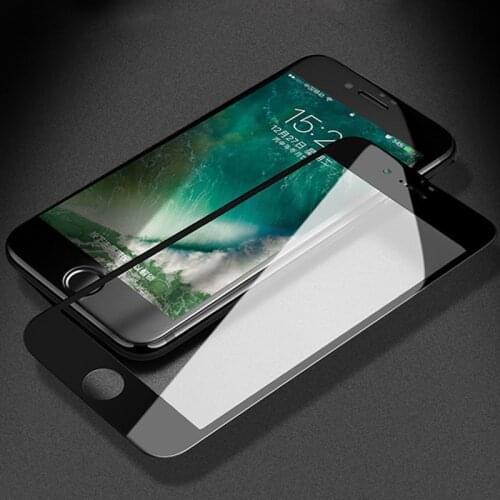 2 Piece Tempered Glass For iPhone 12 11 Pro Max X XS Max XR Screen Protector Full Cover For iPhone 6 6s 7 8 Plus Protective Film