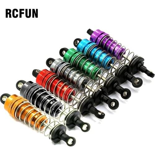 4pcs Metal Shock Absorber Damper Replacement Accessory Fit for WLtoys 144001 1/14 Four-wheel Drive RC Drift Racing Car Parts