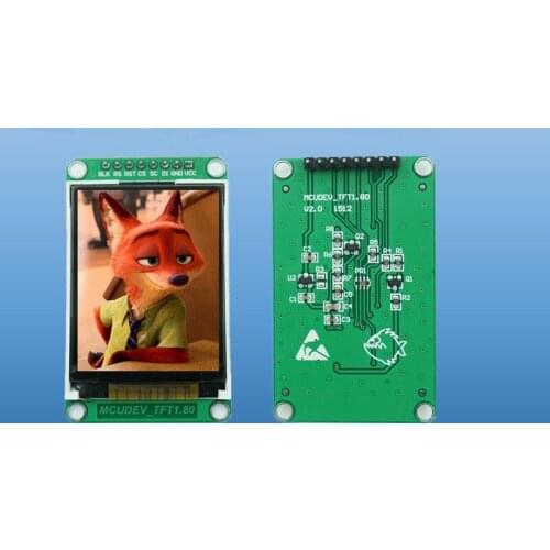 1.8 inch 8PIN 65K SPI TFT LCD Screen with Adapter Board ST7735 Drive IC STM32F103 160(RGB)*128