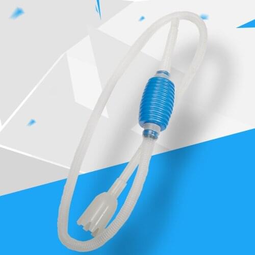 1pcs Aquarium Siphon Tube Fish Tank Cleaner Vacuum Pump Gravel Cleaner Sand Trap Filter Water Exchange Tool Cleaning Accessories