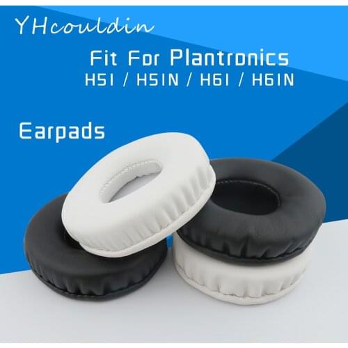 YHcouldin Earpads For Plantronics H51 H51N H61 H61N Headphone Accessaries Replacement Leather