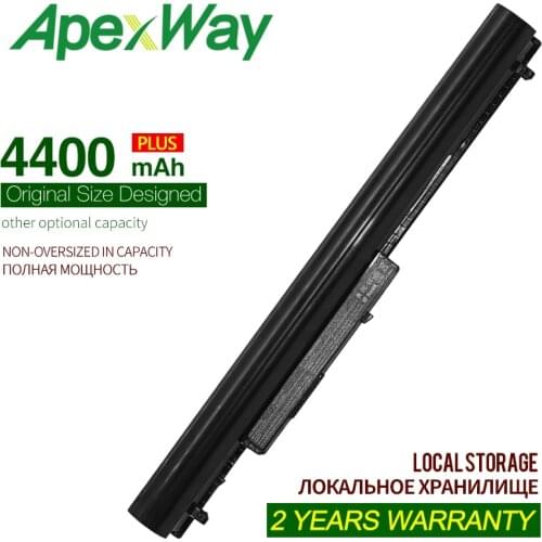 ApexWay 4400mAh 14.4V Black Laptop Battery LA04 For 4400mAh 8Cells HP Pavilion 350 G1 G6G36PA G14-A006TX 15-N233SL LA04DF