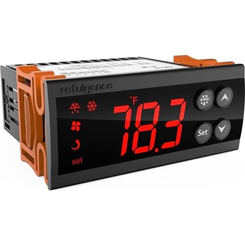 Elitech ECS-02CX Digital Temperature Controller 110V Fahrenheit and Centigrade Thermostat Cooling Heating