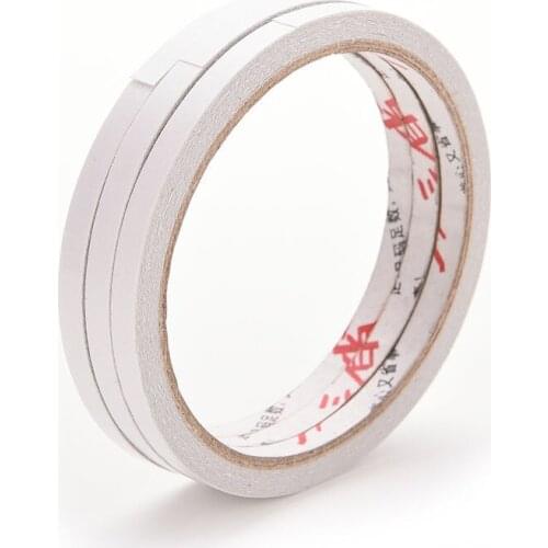 5 Rolls/set Double-Sided Tape 6mm Adhesive Tape Strong Sticker for Office School Stationery Supplies Students Good Gifts