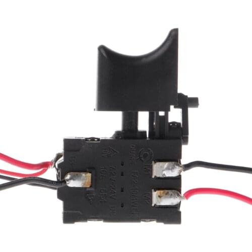 OOTDTY 1PC Electric Drill Dustproof Speed Control Push Button Trigger Switch DC 7.2-24V