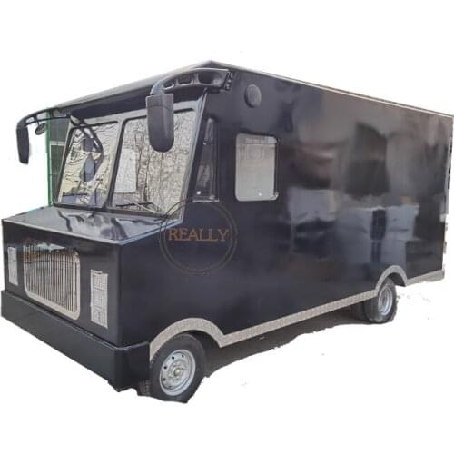 Electric Catering Trailer Food Truck Mobile Kitchen BBQ Steak Pizza Bubble Tea Coffee Food Cart for Sale Customizable