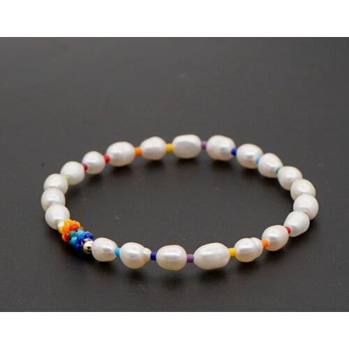 Go2Boho Bracelet For Women Boho Jewelry 2020 Rainbow Charm Bracelets Miyuki Seed Beads Freshwater Pearl Luxury Handmade Bangles