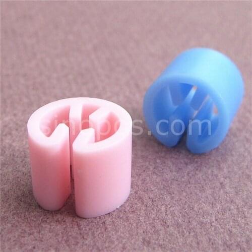Hanger Size Markers Plain Colored, garment clothing accessories clothes hanger circle clip snap blank size cube without printing