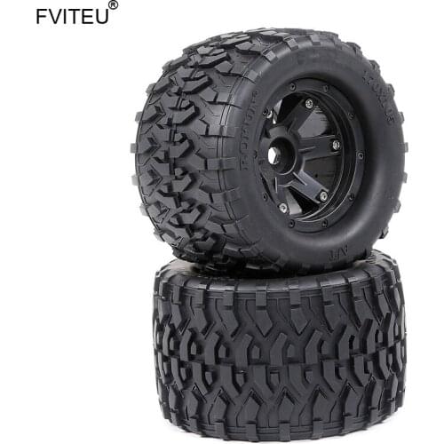FVITEU Completed All Terrain Wheel Tires Set(170mmX105mm) fit 1/8 HPI Racing savage XL FLUX Rovan TORLAND MONSTER BRUSHLESS
