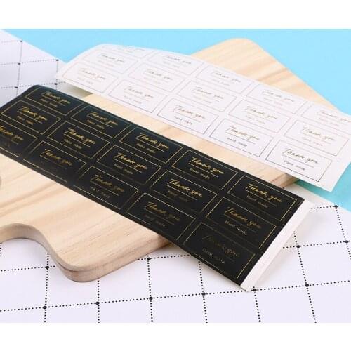 Event Party Cake Decorating Decorative Gift Sealing Sticker Thank You Baking Package Box Stickers Paper Labels 300pcs/lot