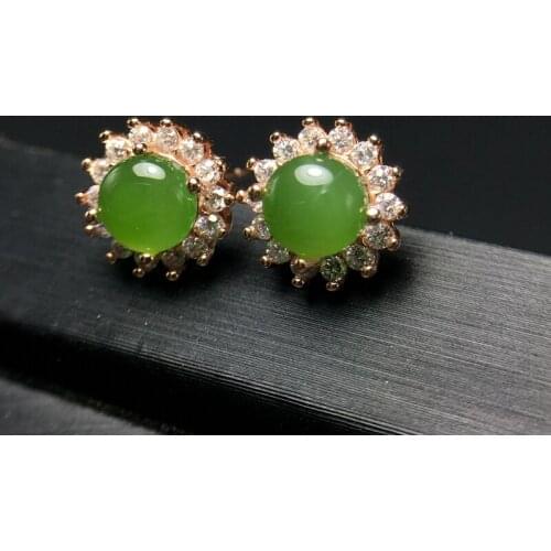 Natural grapevine eardrop 925 silver color beautiful crystal clean wear beautiful princess ears bow bow