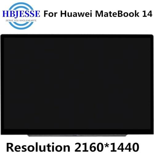 Original 2160*1440 Screen for Huawei MateBook 14 KLV-W19 KLV-W29 14-inch IPS LCD Display Touch Screen Assembly