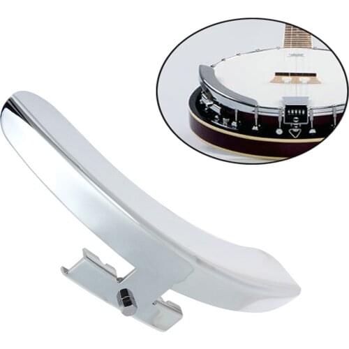 1PCS S-ingle Leg Banjo Armrest R-epair Chrome Tone Side P-rotection Musical instrument parts for String Instruments Accessories