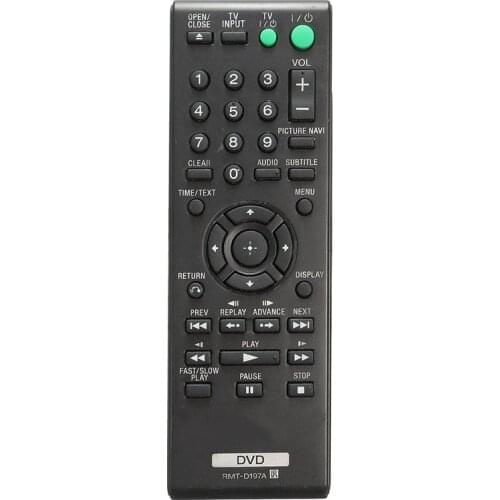 Rmt-D197A Smart Remote Control for Sony Dvd Dvp-Sr210 Dvp-Sr210P Dvp-Sr510H Dvp-Sr510
