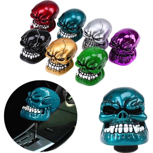 Universal Manual Gear Shift Knob Shifter Lever Knob Big Mouth Skull Gear Knob Pomo Marchas Car Accessories