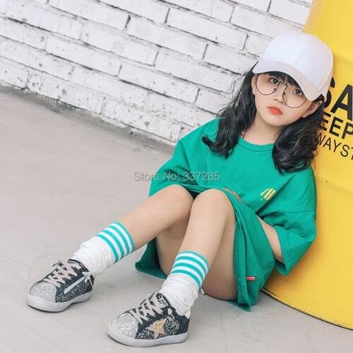 Spring Children warmer ankle short stripes socks Kids Girl Knee High school Socks child cotton Baby Autumn Over Knee Stocking