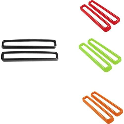 Front Grill Inserts Guards Grille Insert Cover Trim ABS for Dodge Challenger 2015-2021 Accessories