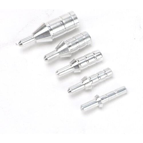 100pcs Archery Aluminum Nock Pin for Arrow Shaft ID 3.2 mm 4.2 mm 5.2mm 6.2 mm 8.0mm for Nock Compound Recurve Bow Arrows