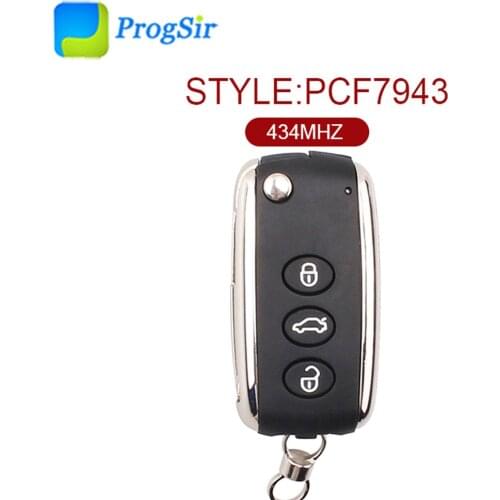 3 Buttons 434 MHz Smart Proximity Key for Bentley - PCF7943 With Keyless Go