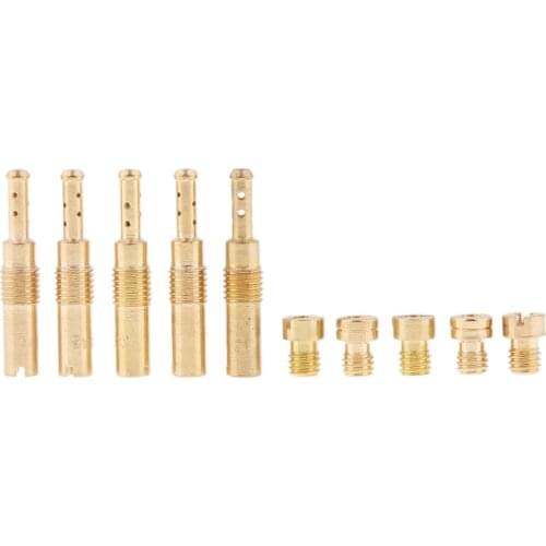 5Pcs Slow/ Jet & Carburetor Main Jet Injector Nozzle Kit For PWK Keihin