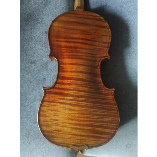 80 years of spruce! 1715 top Oil Varnish 4/4 3/4 Violin All European Wood violino Concert +Aubert Bridge Thomastik 135B Strings