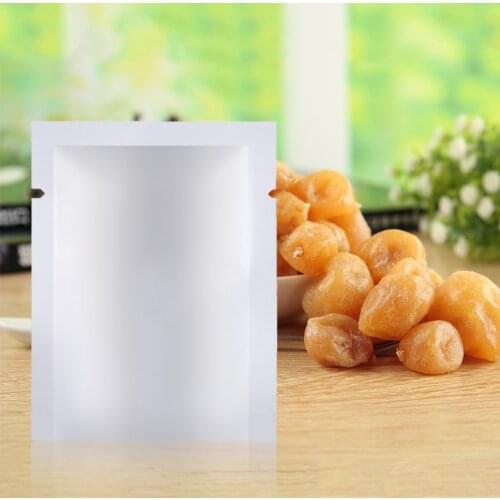 100Pcs/Lot 7*5cm Aluminum Bag Sealing Flat Pocket Boil-able Freezable Reusable High Reflection Aluminum Foil Mylar Bag Food Bag