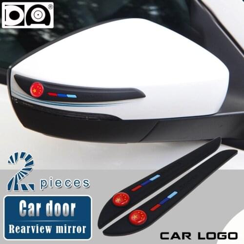 Car door Rearview mirror Anti-collision strip Black/White for Acura NSX MDX RDX ILX RLX TL ZDX TSX RL