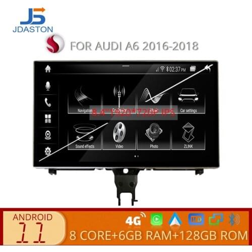 JDASTON 10.25 Inch Android 9.0 Car Multimedia Player For Audi Q7 2005--2015 4G+64G Car Radio GPS Navigation 8 Cores Wireless