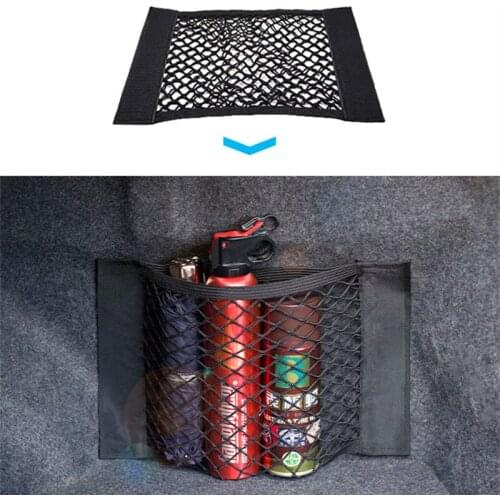 Car Trunk Mesh Net Cargo Organizer for Mitsubishi ASX Outlander Lancer Colt Evolution Pajero Eclipse Cross Grandis Zinger