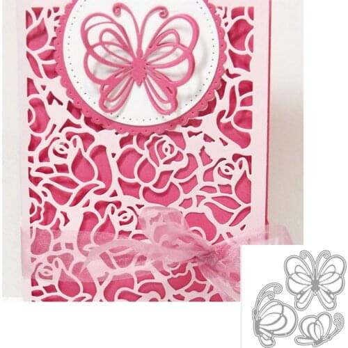 Butterfly Metal Dies Cut Template for Embossing DIY Scrapbooking Paper Album Gift Cards Making New Stencils Craft Cuts