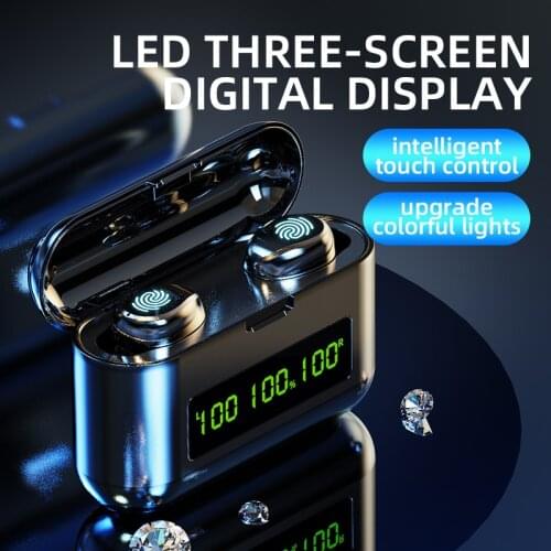 Mini 5.0 wireless bluetooth headphone sports running waterproof universal headset with microphone and long standby